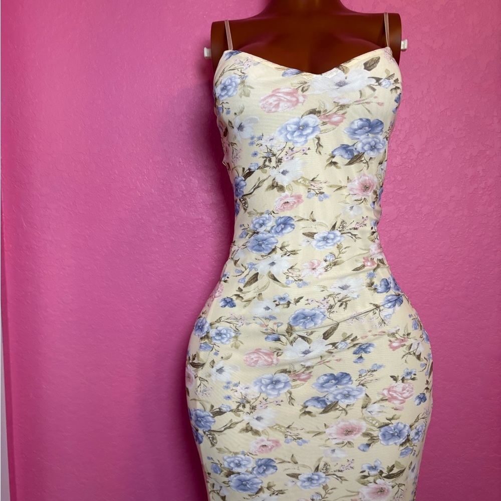 Floral Print Women's Dress